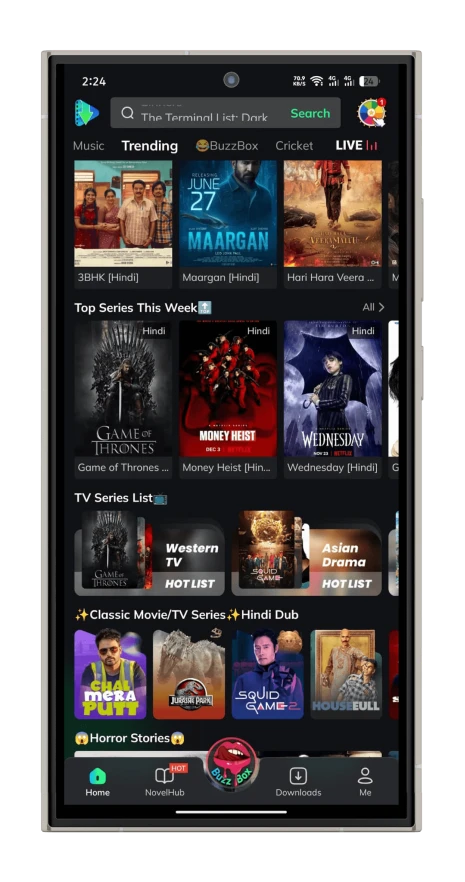 Movie Box Pro stable streaming performance with smooth HD and 4K playback.