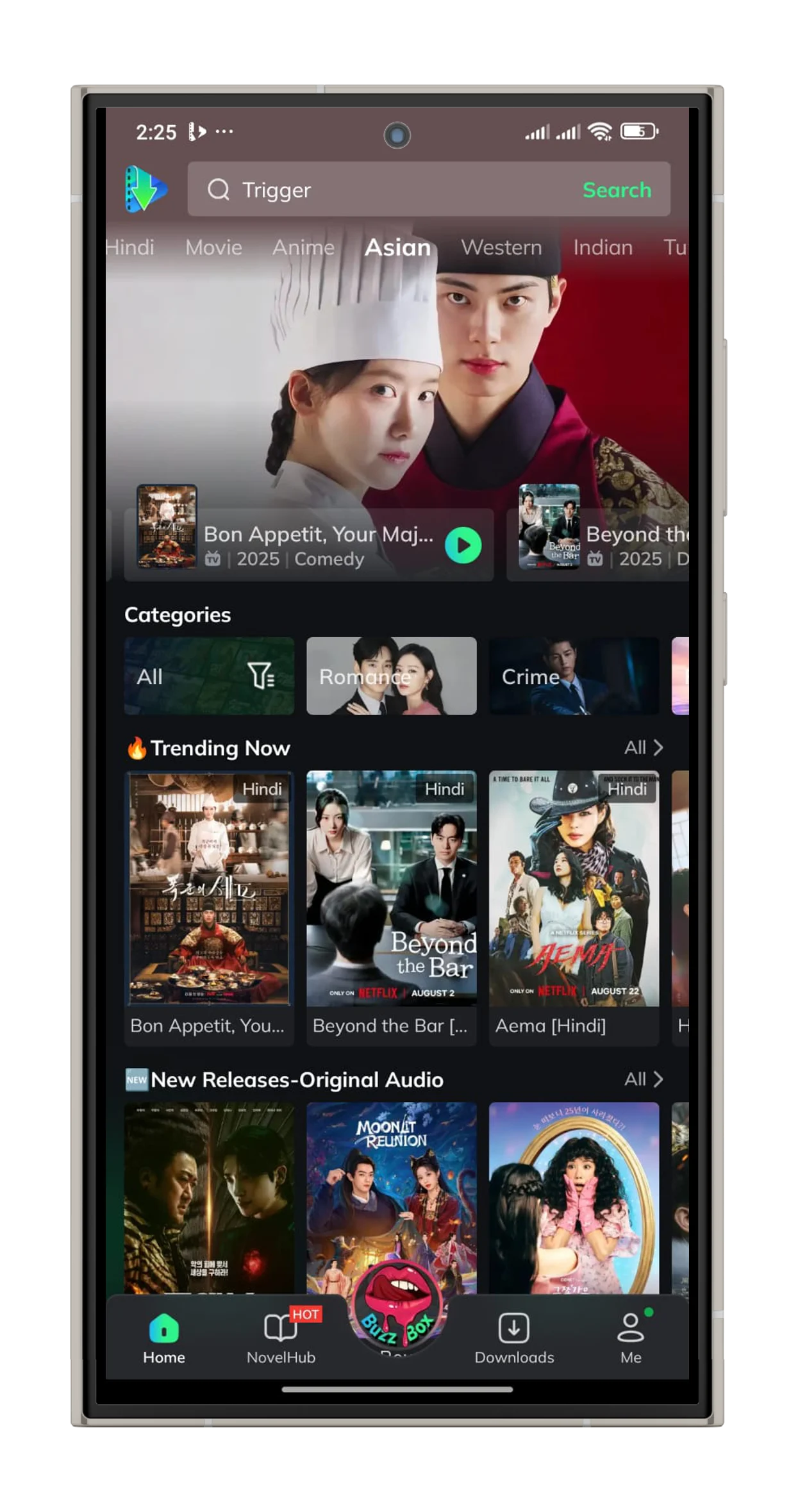 MovieBox Pro APK 2025 streaming app with movies and shows.